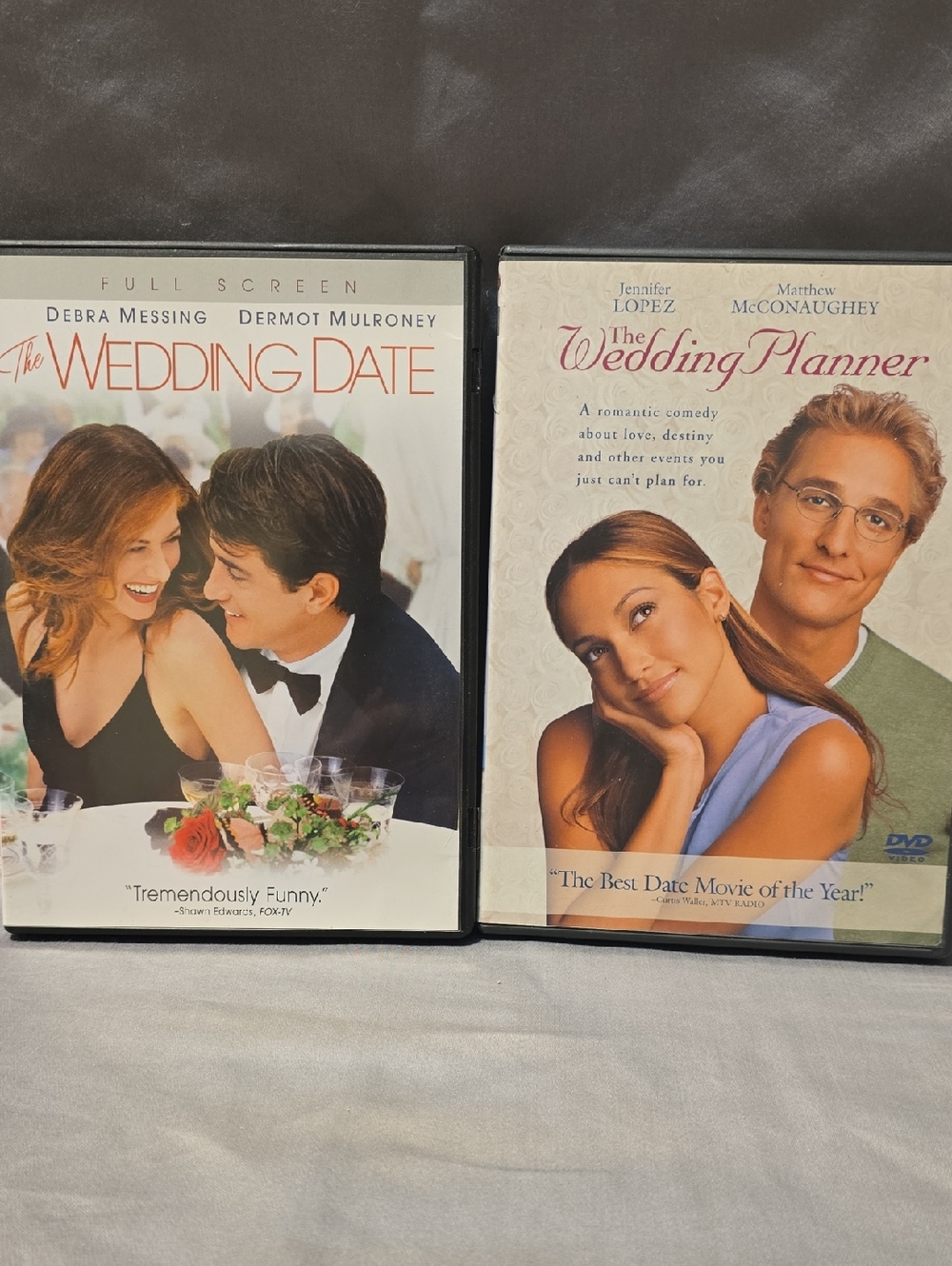 The Wedding Planner / The Wedding Date DVD Set - White and Black‎